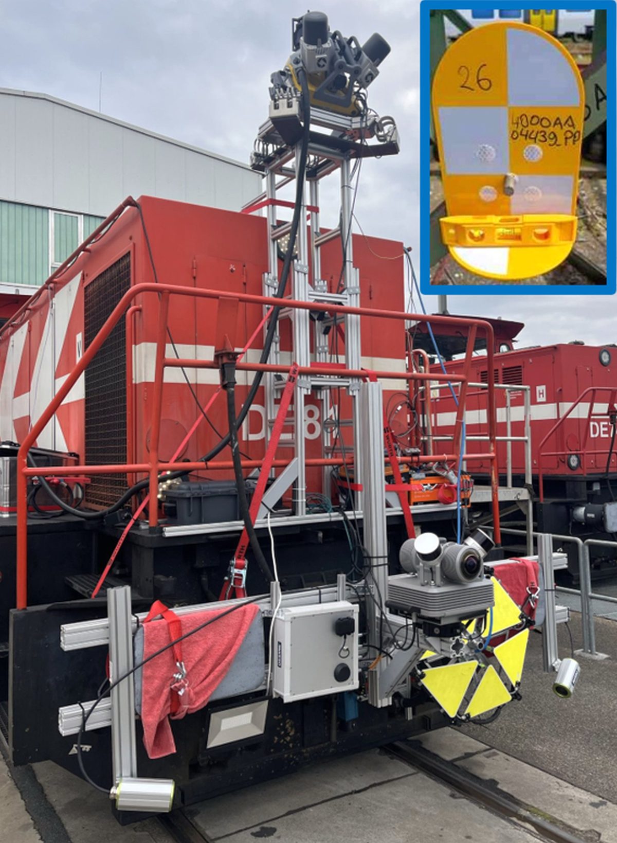 Mobile mapping system and sensors on a measurement platform