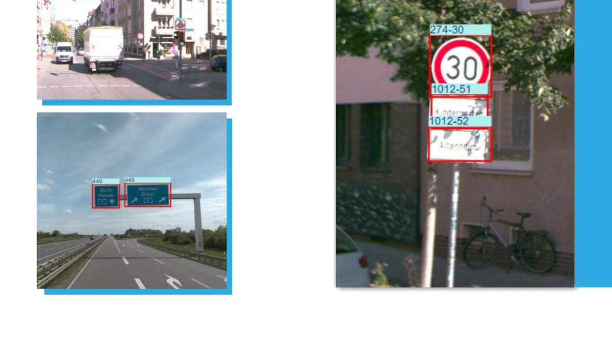 AI extraction of traffic lights, signs and lighting